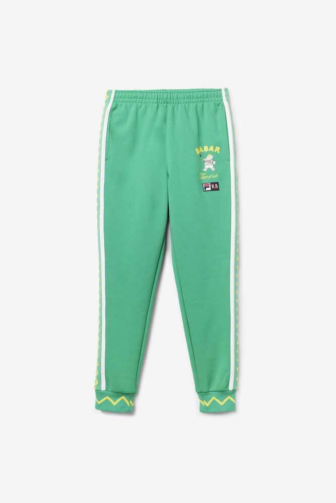 Fila Pants Mens Green X Rb Babar Evertt Jogger - Ireland 21648-MSFI